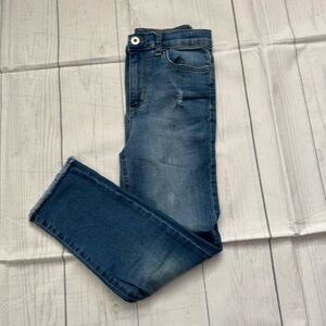 Children’s Place Distressed Size 8 Girls’ Straight Denim Jeans